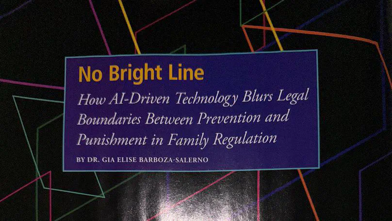 No Bright Line: How AI-driven Technology Blurs Legal Boundaries Between Prevention and Punishment in Family Regulation