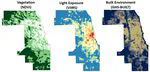 Beyond Urban–Rural Binaries: Remote Sensing Indicators of Built Environment Risk for Firearm Injury in Cook County, Illinois